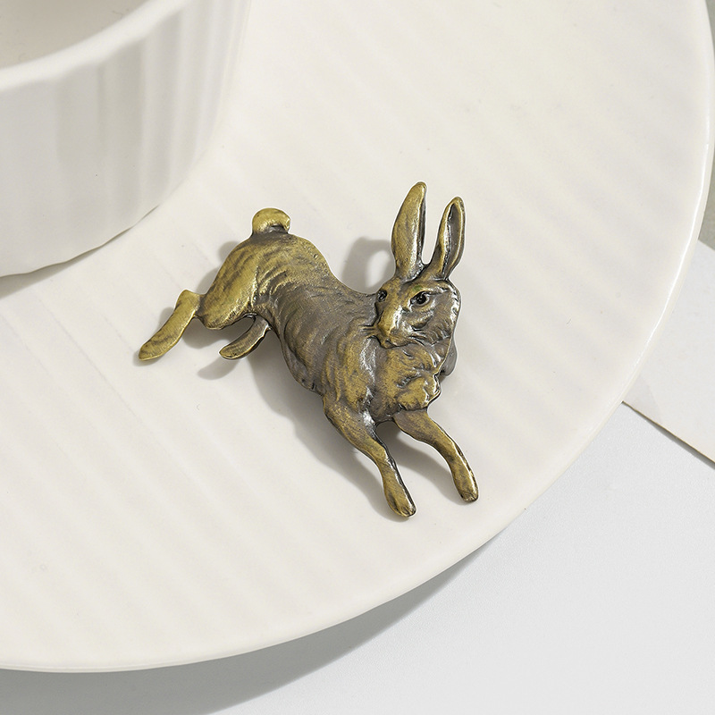 Men'S Fashion Easter - Spille vintage placcate oro a forma
