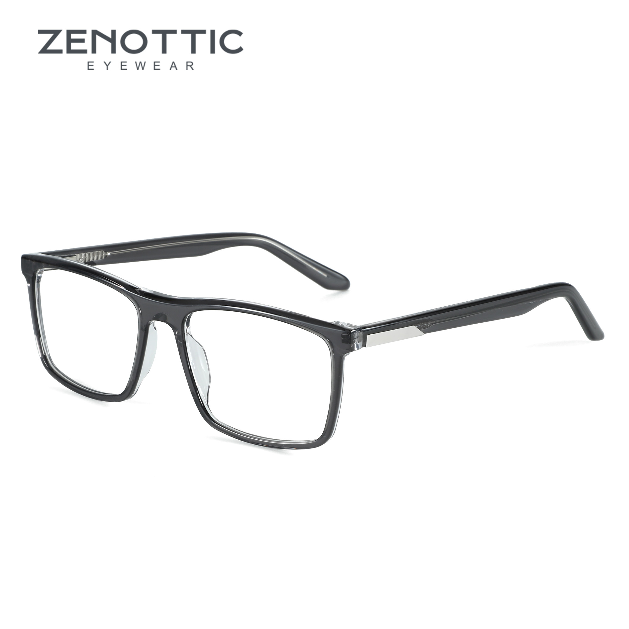 Men'S Fashion Non Prescription Glasses - ZENOTTIC Trend Occhiali da vista in