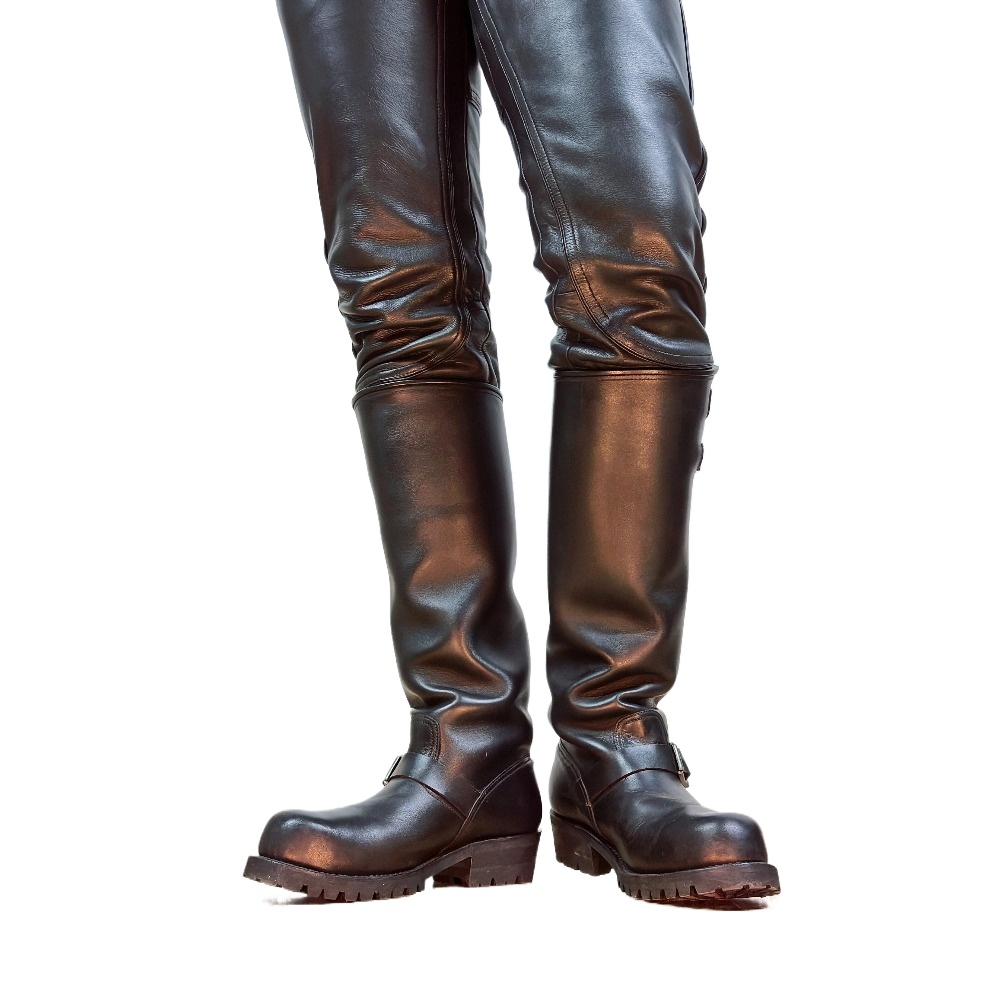 Fashion Men'S Boots - Stivali Chelsae lunghi britannici in vera