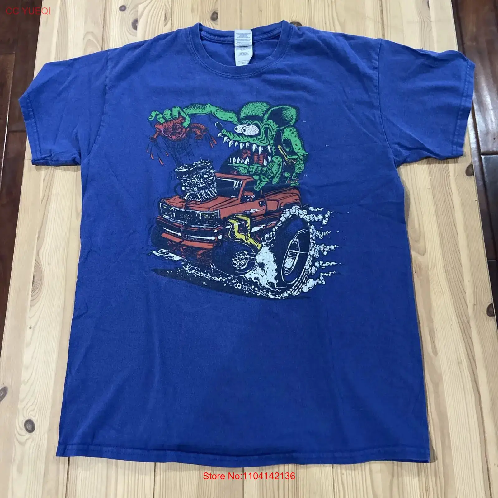 Mens Fashion In The 2000S - T-shirt Vintage Rat Fink Taglia M