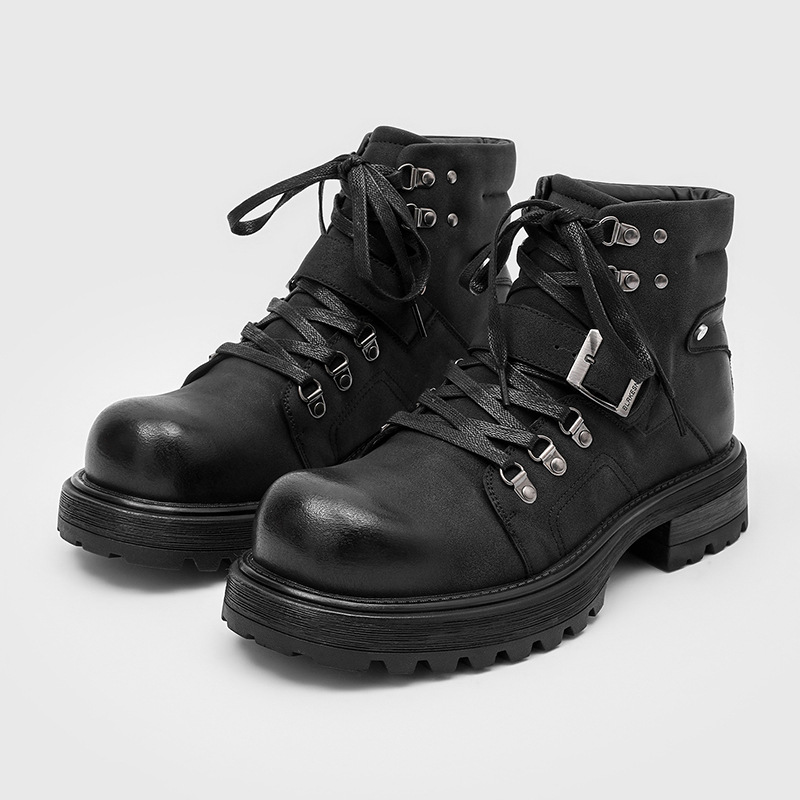 Fashion Men'S Boots - Stivali in pelle da uomo di