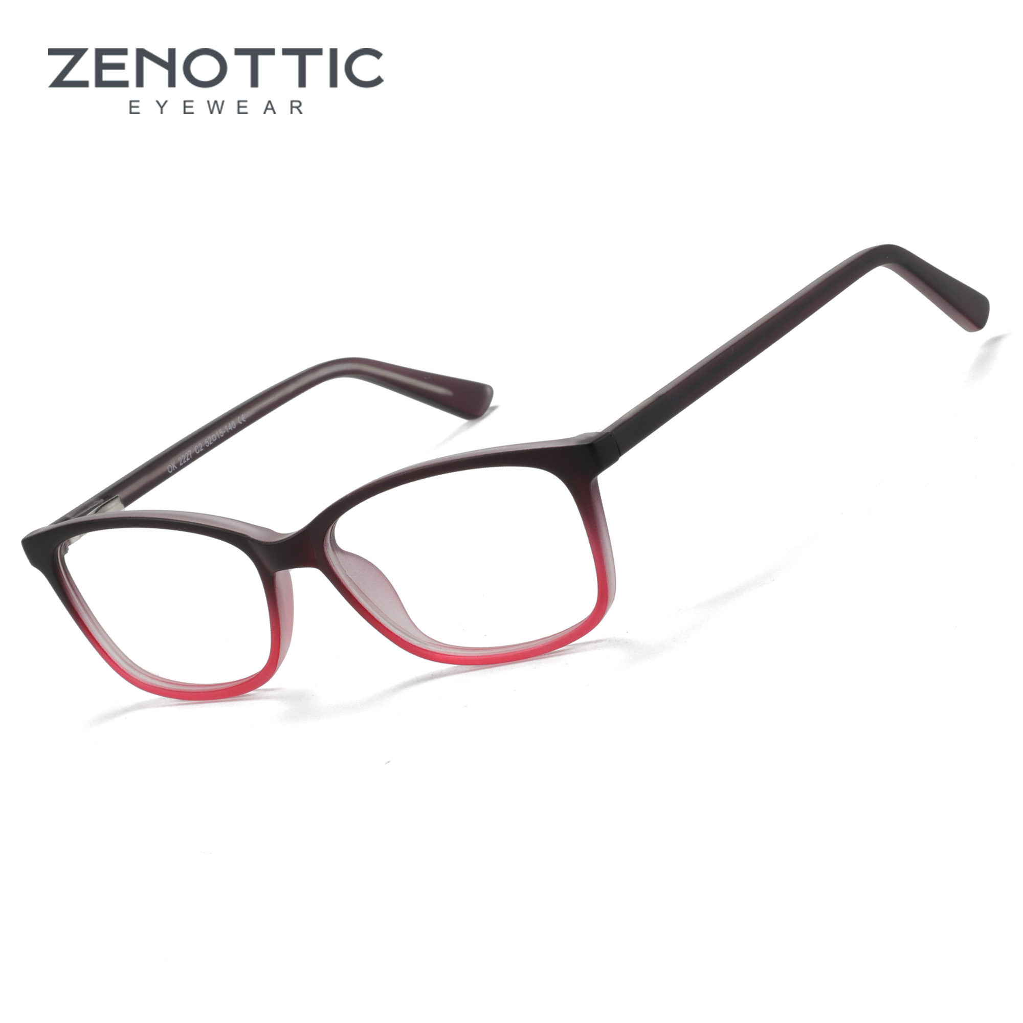 Men'S Fashion Non Prescription Glasses - ZENOTTIC Montatura per occhiali ottici quadrati