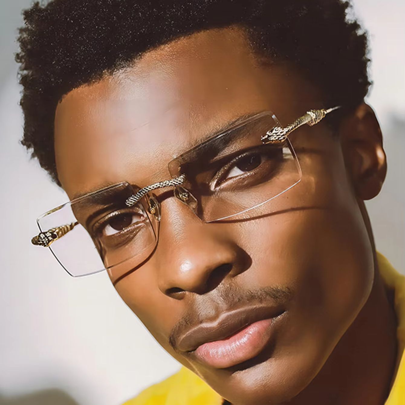 Men'S Fashion Non Prescription Glasses - 1 paio di occhiali da uomo