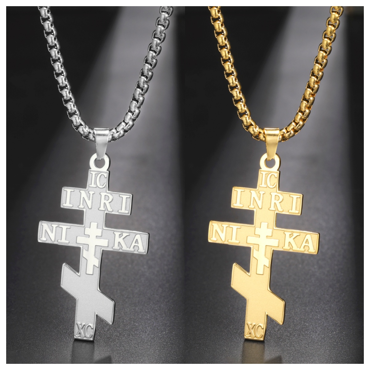 Men'S Fashion Easter - 1 pezzo di collana con croce