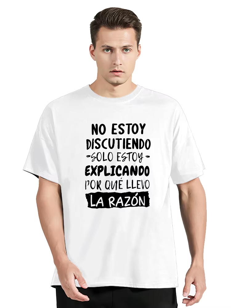 Men'S Fashion Explained - 2026 Nuova Maglietta Divertente con Testo