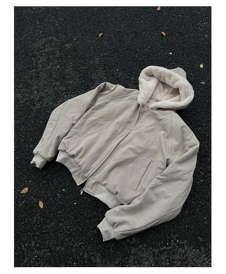 Mens Fashion In The 2000S - Giacca con cappuccio tascabile calda in