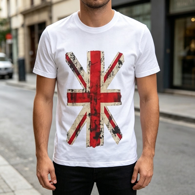 T-shirt con grafica Union Jack - Men'S Fashion Uk recensione e prezzo