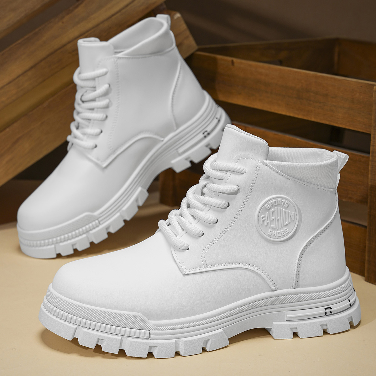 Stivali da moto bianchi per tu - Fashion Men'S Boots recensione e prezzo
