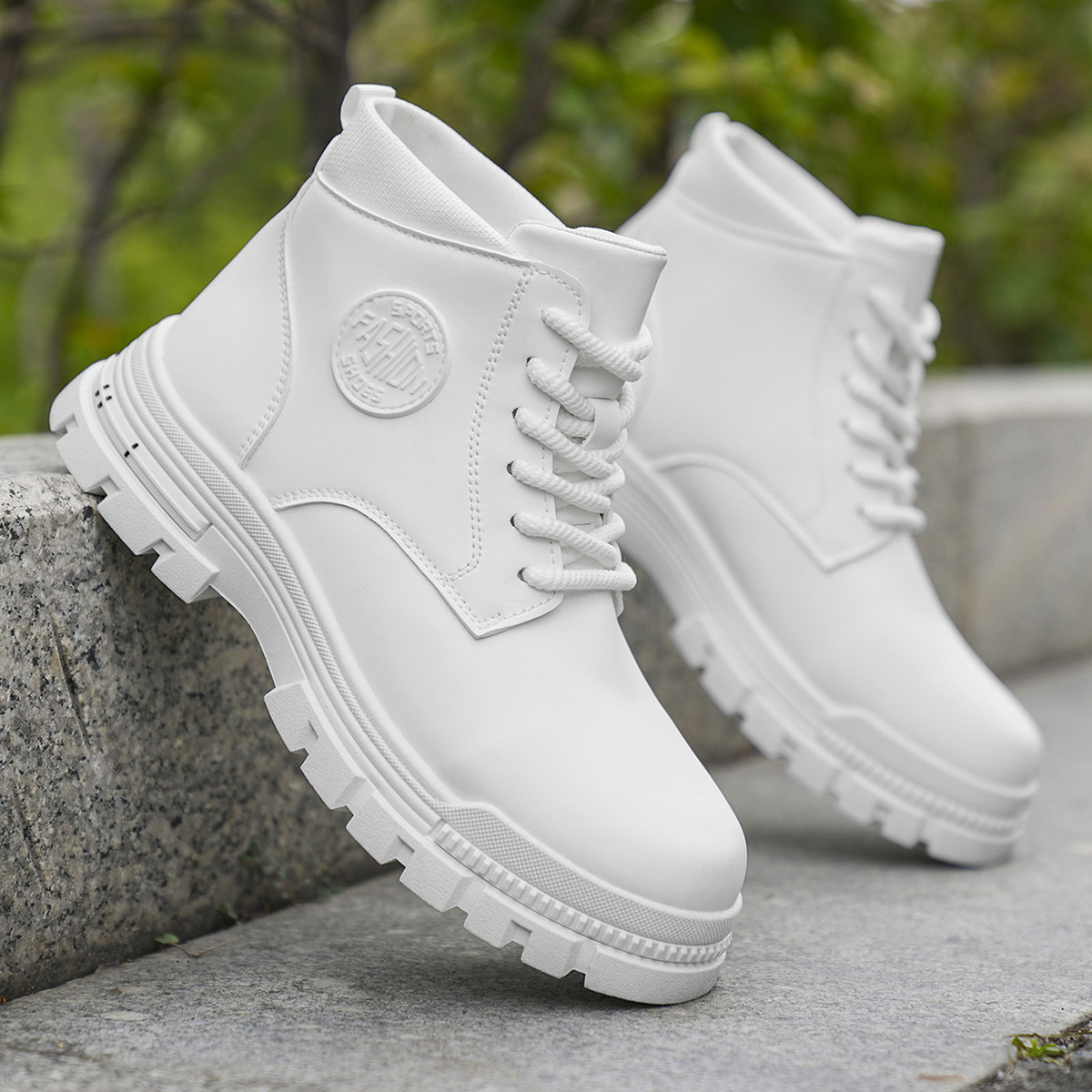 Stivali da moto bianchi per tu - Fashion Men'S Boots recensione e prezzo