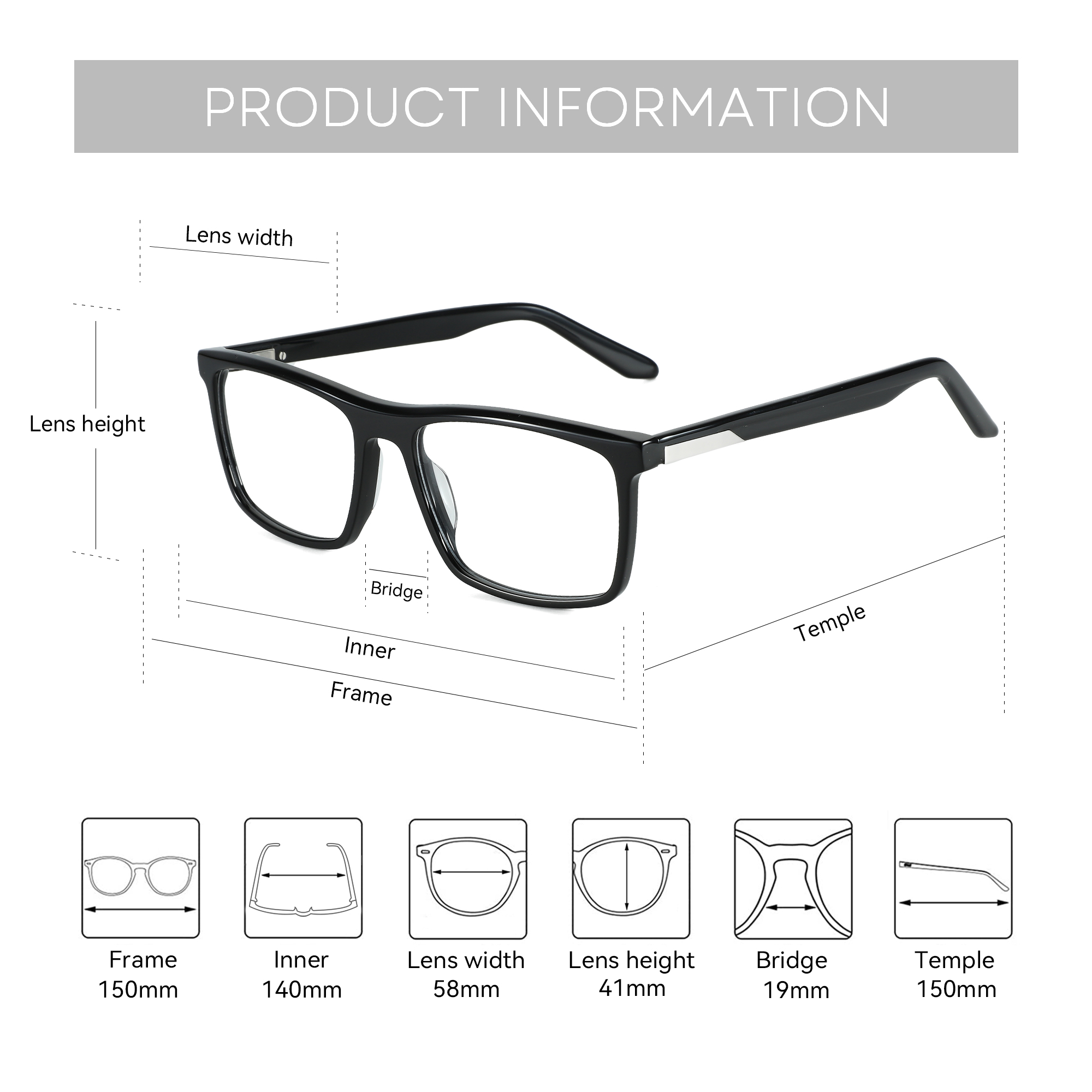 ZENOTTIC Trend Occhiali da vis - Men'S Fashion Non Prescription Glasses recensione e prezzo