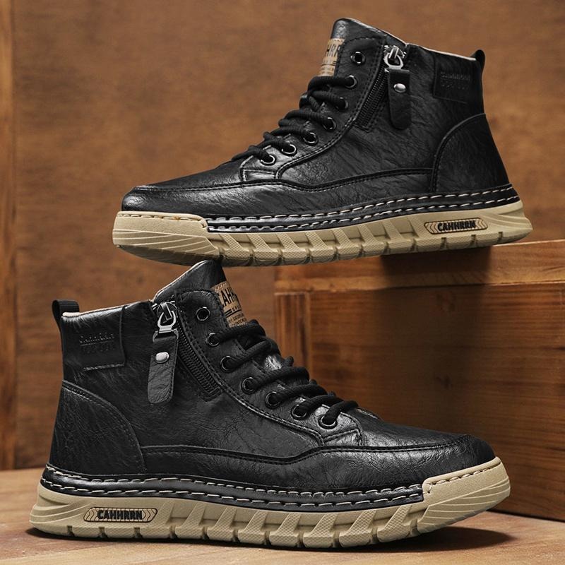 Stivali da uomo in pelle alti  - Fashion Men'S Boots recensione e prezzo
