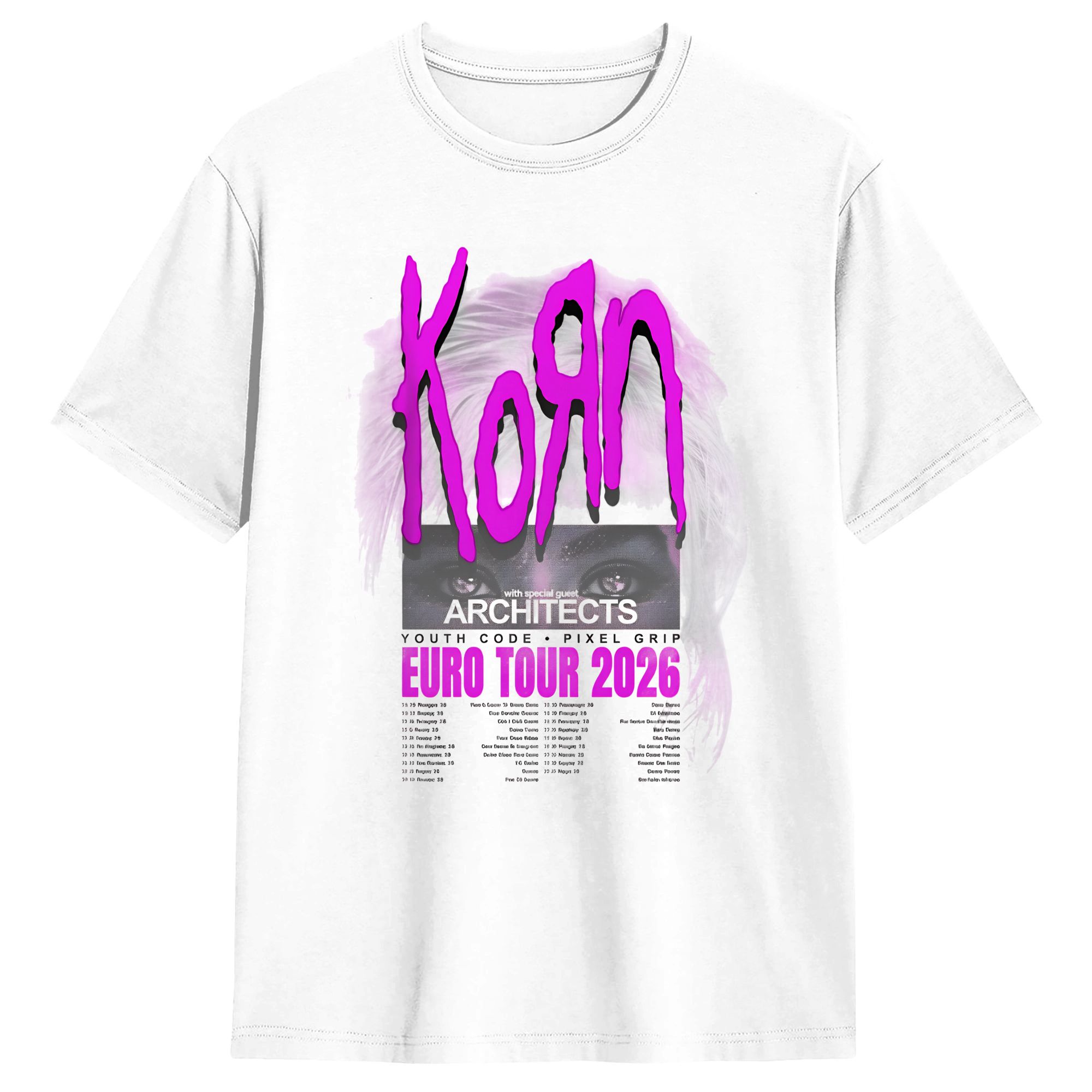 T-Shirt Korn Europe And UK Tou - Men'S Fashion Uk recensione e prezzo