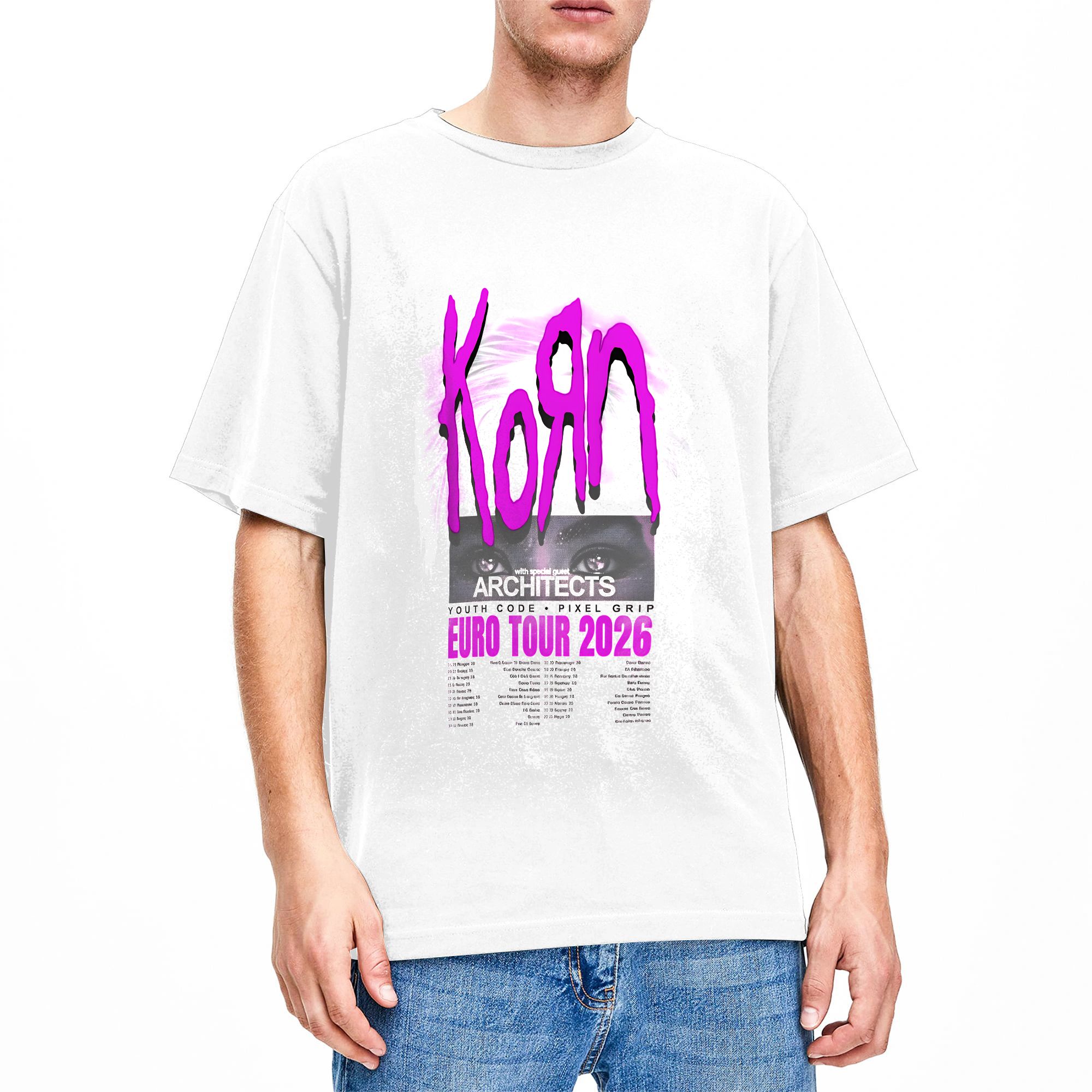 T-Shirt Korn Europe And UK Tou - Men'S Fashion Uk recensione e prezzo