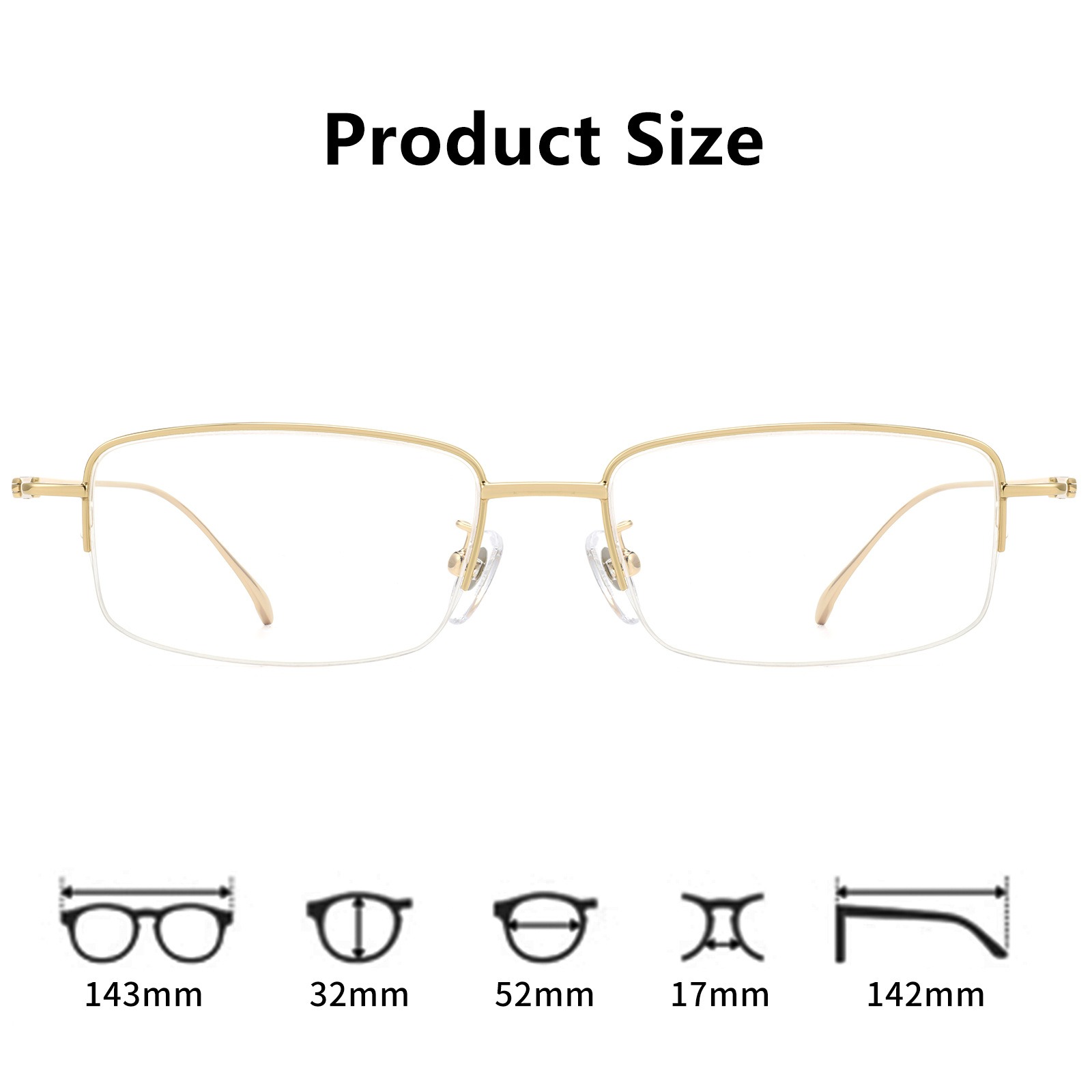 Occhiali da vista alla moda da - Men'S Fashion Non Prescription Glasses recensione e prezzo