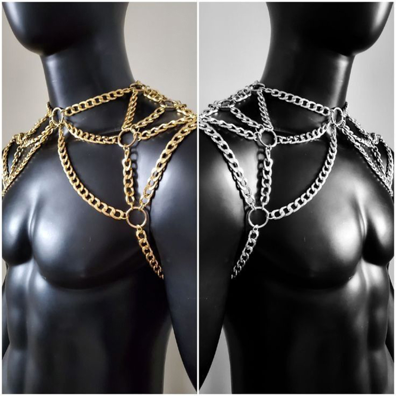 Punk Uomo Spalla Corpo Catena  - Men'S Fashion Gold Chain recensione e prezzo