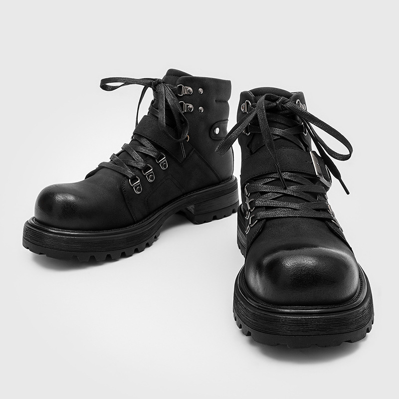 Stivali in pelle da uomo di ma - Fashion Men'S Boots recensione e prezzo