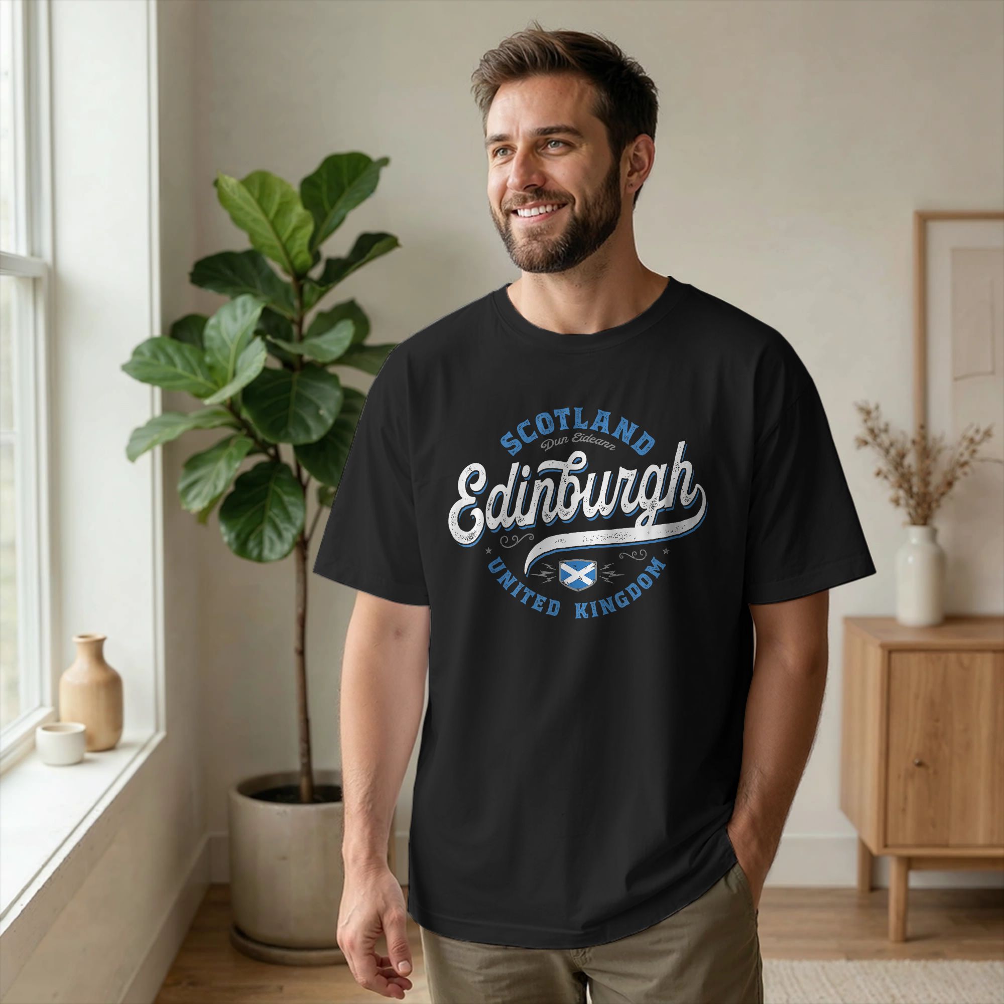 Edinburgh Scozia Regno Unito T - Men'S Fashion Uk recensione e prezzo