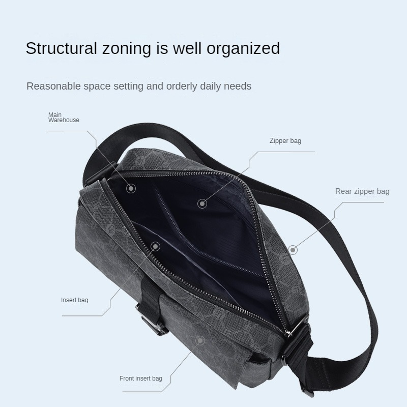 Borsa a tracolla GOLF da uomo, - Mens Fashion Blog recensione e prezzo