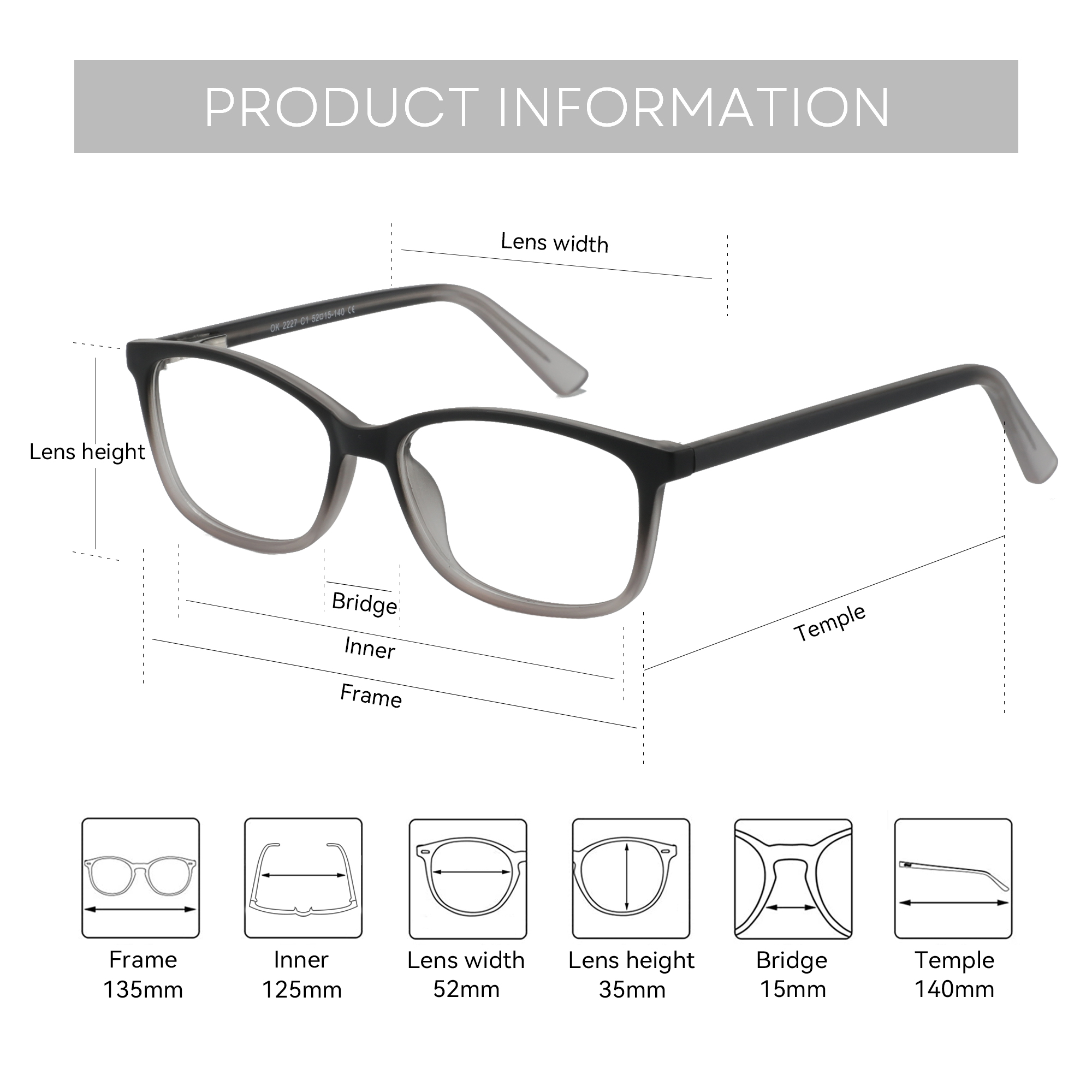 ZENOTTIC Montatura per occhial - Men'S Fashion Non Prescription Glasses recensione e prezzo