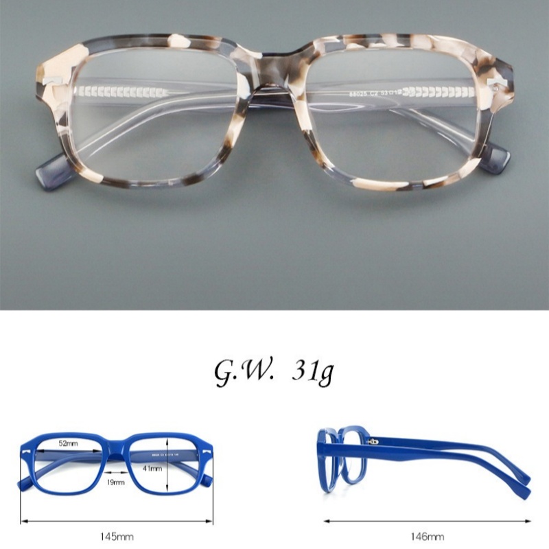 Occhiali da vista in acetato M - Men'S Fashion Non Prescription Glasses recensione e prezzo