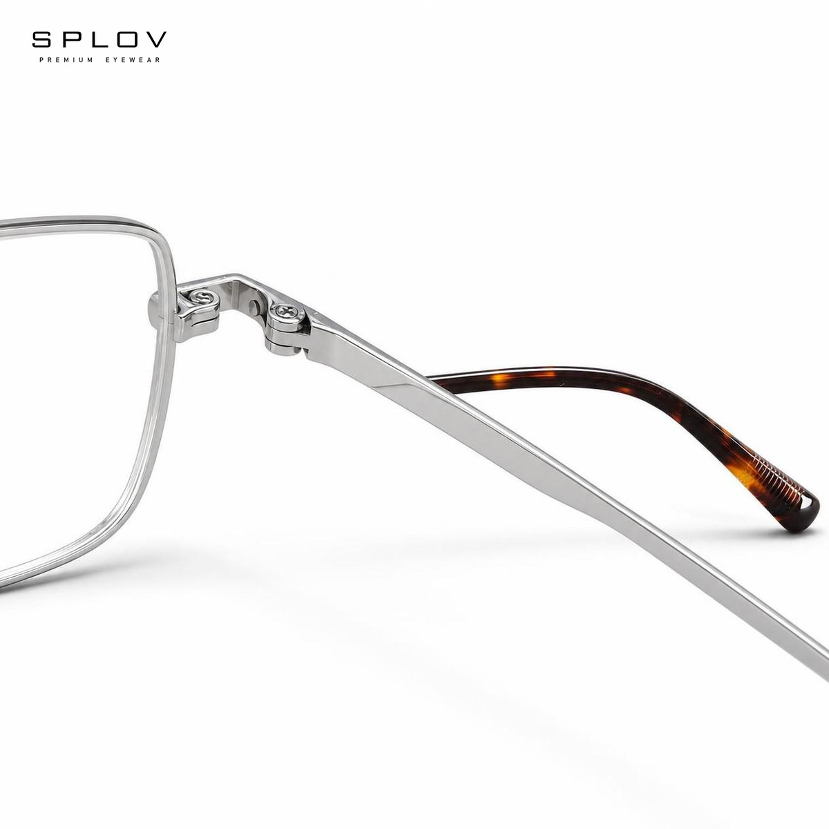 Occhiali Quadrati in Metallo L - Men'S Fashion Non Prescription Glasses recensione e prezzo