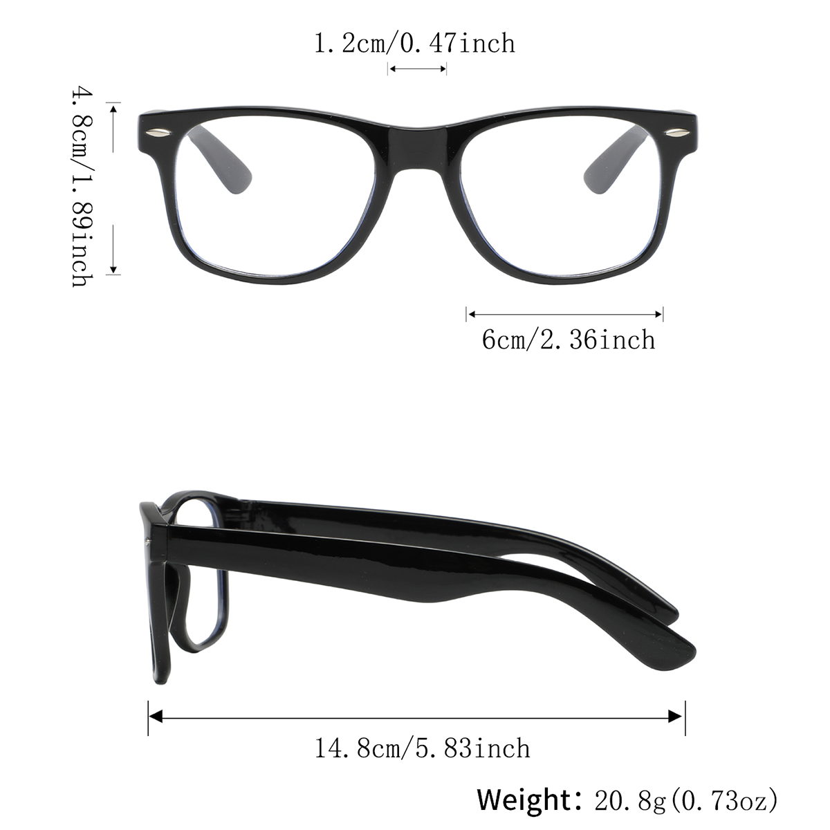 4 paia di occhiali da uomo in  - Men'S Fashion Non Prescription Glasses recensione e prezzo